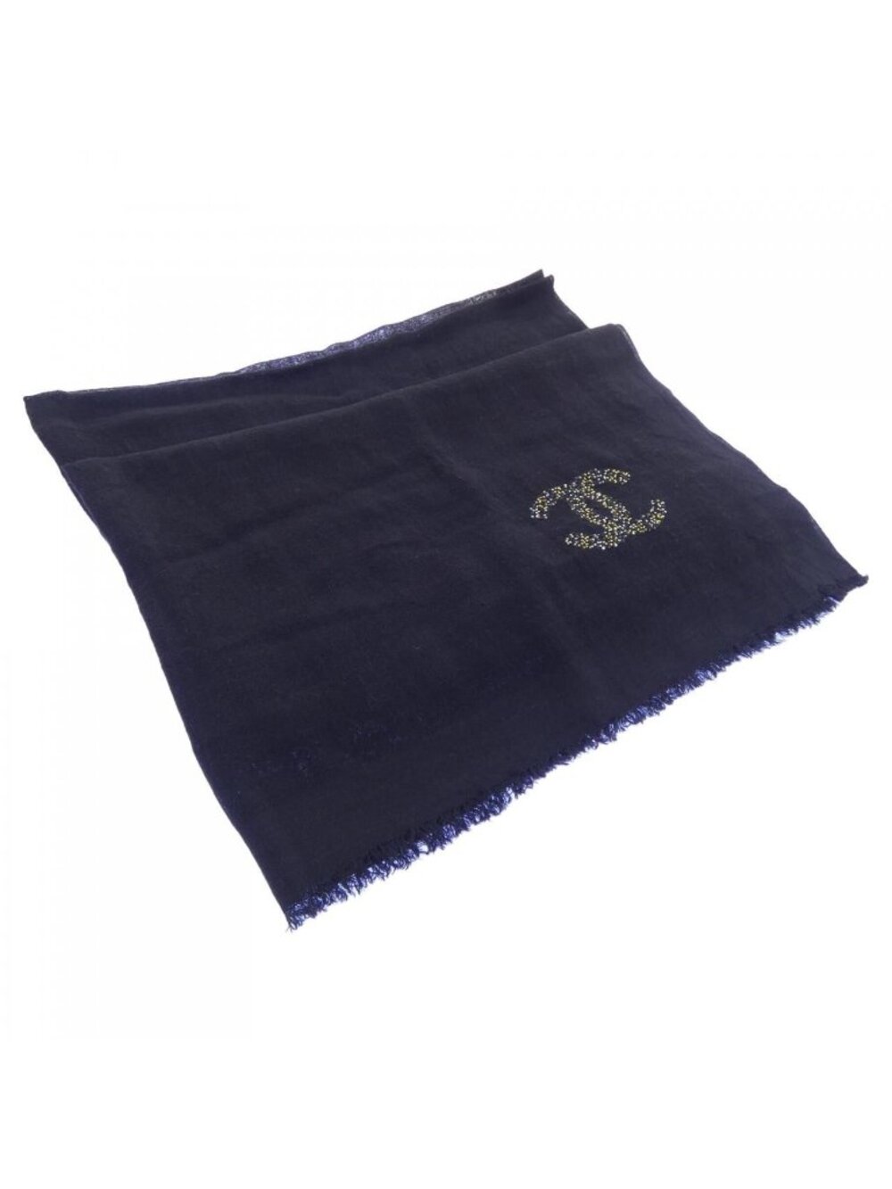 Chanel Stole Scarf Black